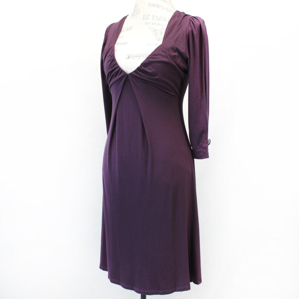 Zara Woman Basics Y2K purple whimsigoth empire waist dress Medium Portugal